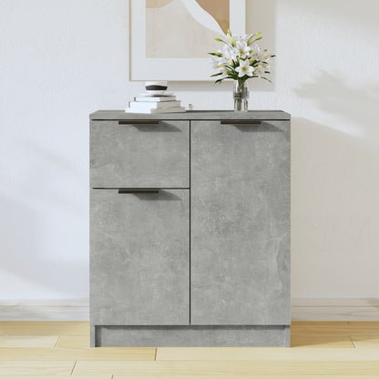Skjenk betonggrå 60x30x70 cm konstruert tre