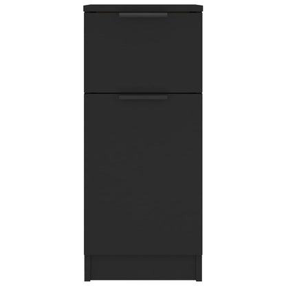 Skjenker 2 stk svart 30x30x70 cm konstruert tre
