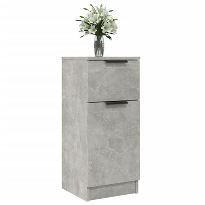Kommode Betonggrå 2 stk 30x30x70 cm