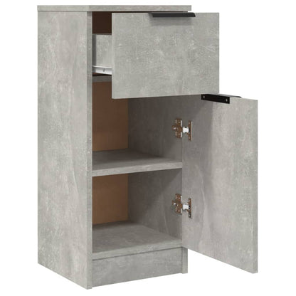 Kommode Betonggrå 2 stk 30x30x70 cm