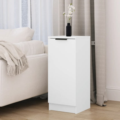 Skjenk hvit 30x30x70 cm konstruert tre