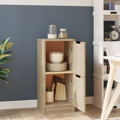 Skjenk sonoma eik 30x30x70 cm konstruert tre