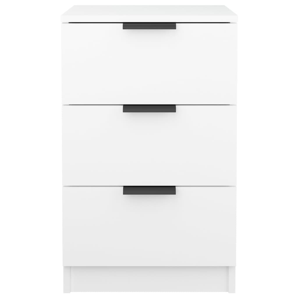 Nattbord Sengbord Hvit 40x36x65 cm