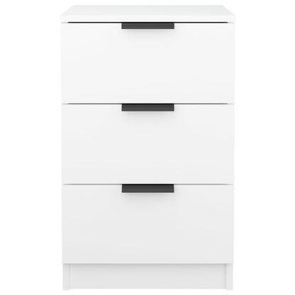 Nattbord Sengbord Hvit 40x36x65 cm