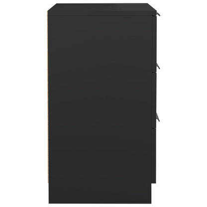 Nattbord Sengbord Svart 40x36x65 cm