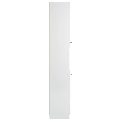 Baderomsskap Hvit 32x34x188,5 cm
