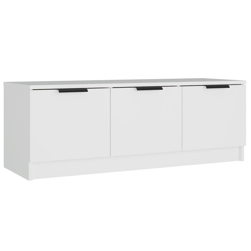 TV-Møbel Hvit TV-benk 102x35x36,5 cm