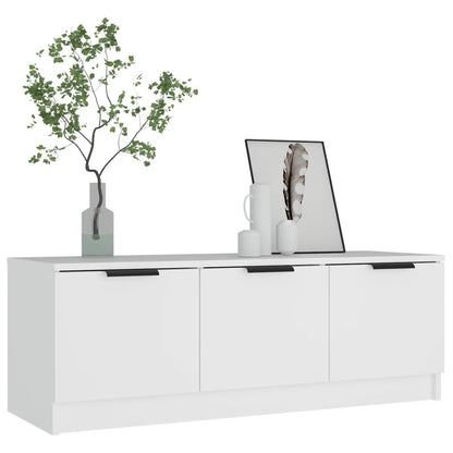 TV-Møbel Hvit TV-benk 102x35x36,5 cm