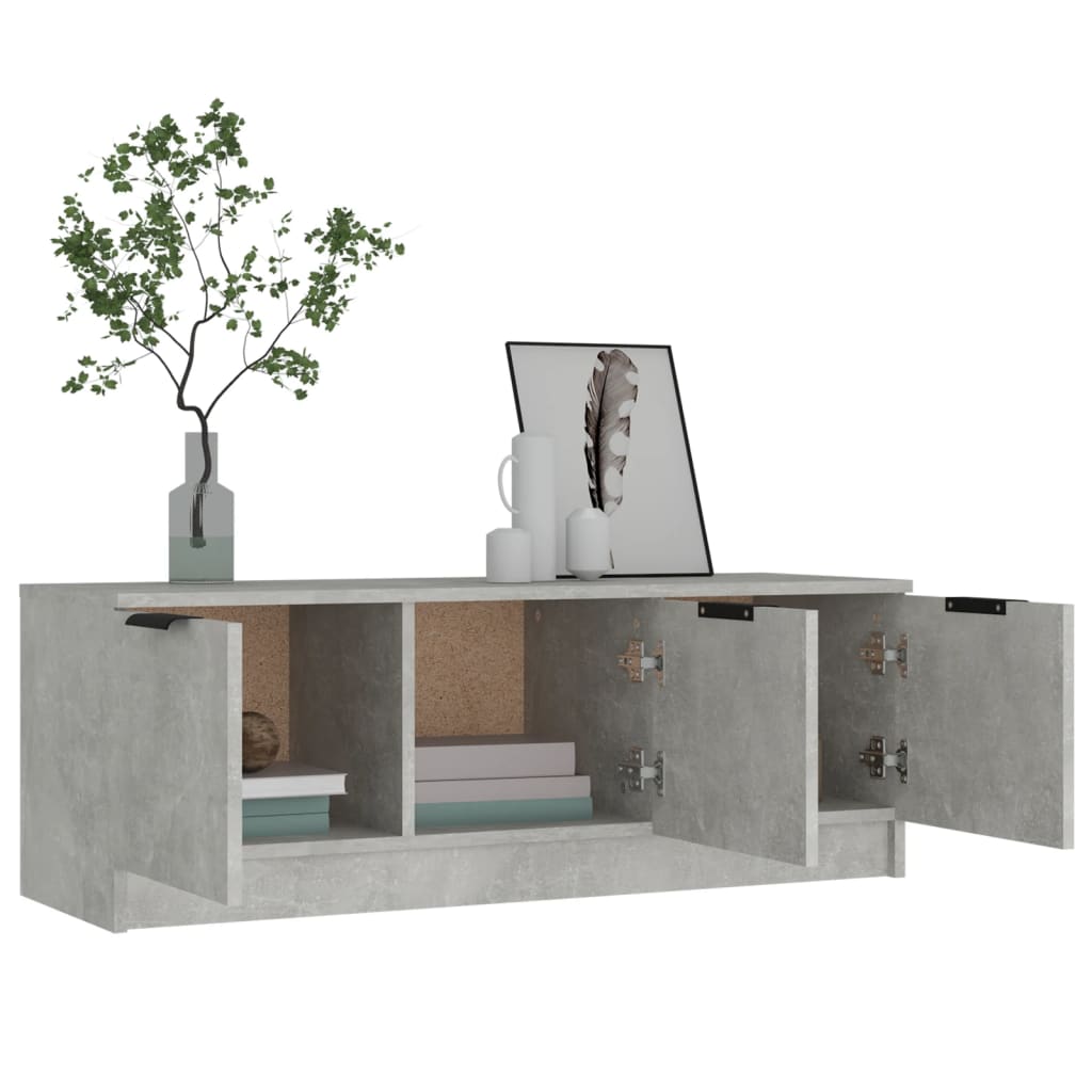 TV-Møbel Betonggrå TV-benk 102x35x36,5 cm