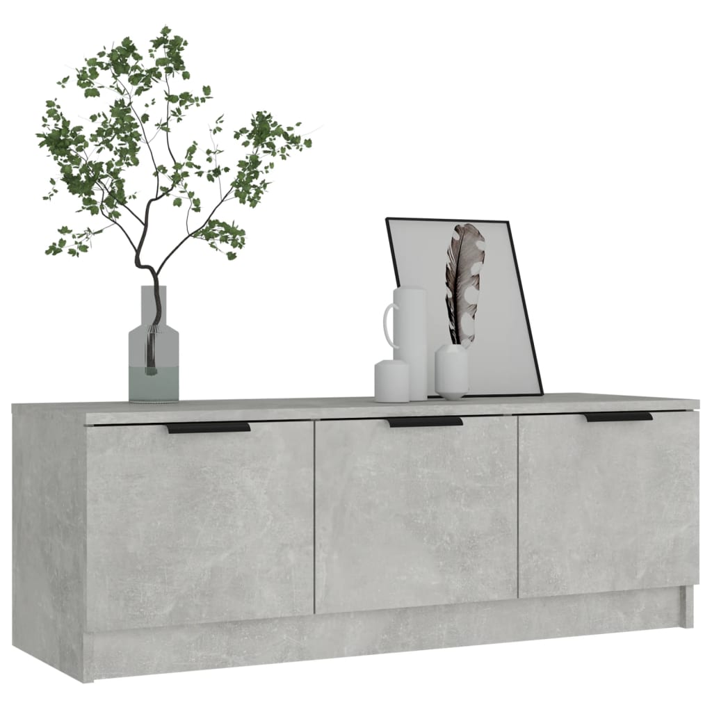 TV-Møbel Betonggrå TV-benk 102x35x36,5 cm