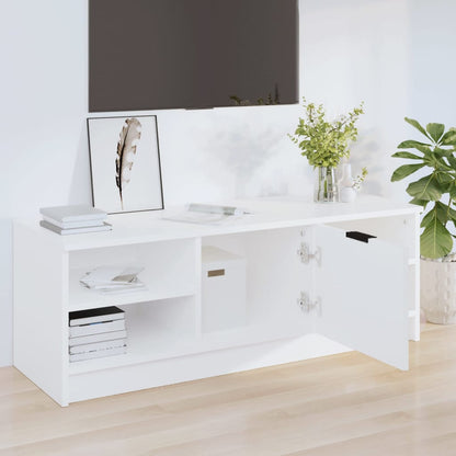 TV-Møbel Hvit TV-benk 102x35,5x36,5 cm