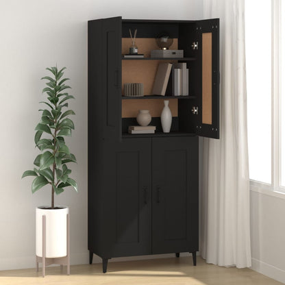 Skjenk Svart 69,5x34x90 cm