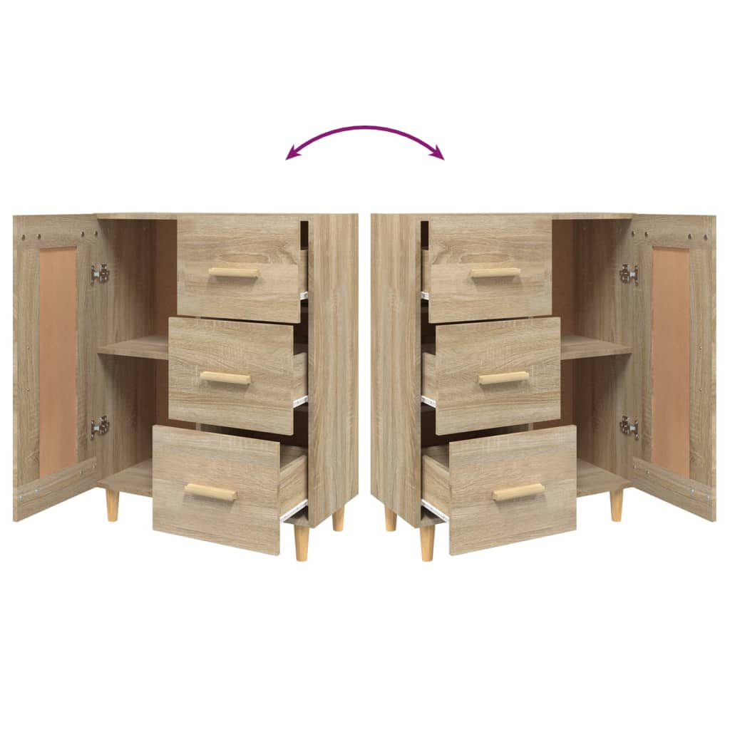 Skjenk Sonoma Eik 69,5x34x90 cm