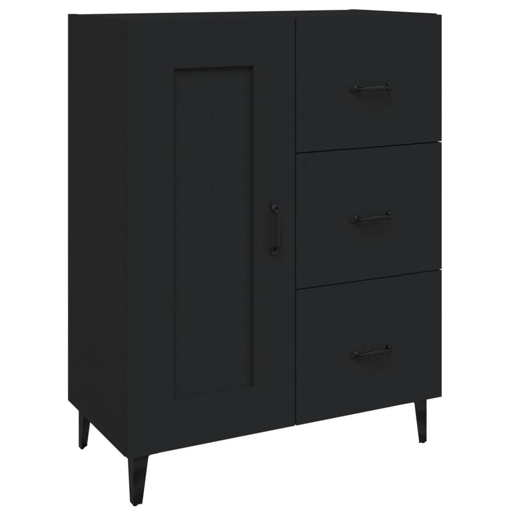 Skjenk Svart 69,5x34x90 cm