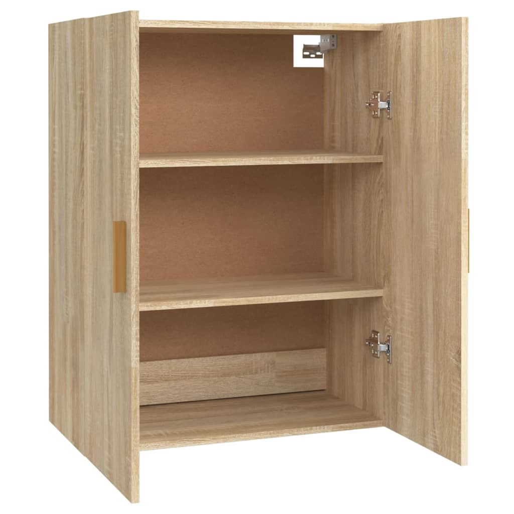 Vegghylle Sonoma Eik 69,5x34x90 cm