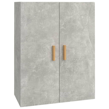 Vegghylle Betonggrå 69,5x34x90 cm
