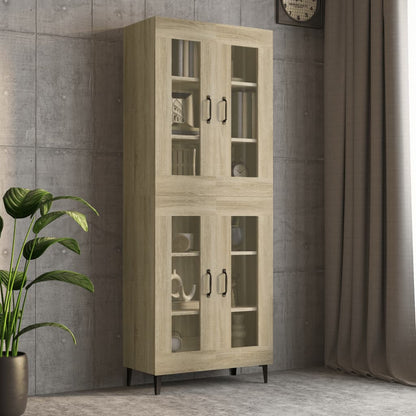 Vegghylle Sonoma Eik 69,5x34x90 cm