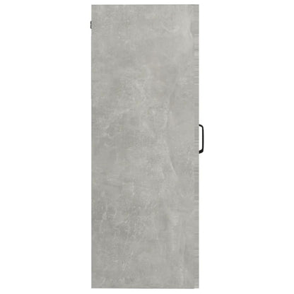 Vegghylle Betonggrå 69,5x34x90 cm