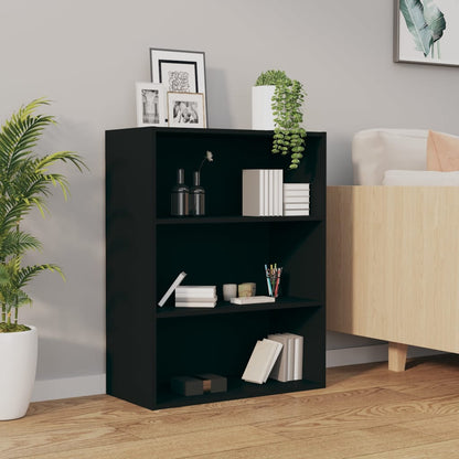 Vegghylle Svart 69,5x32,5x90 cm