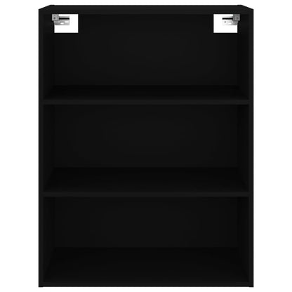 Vegghylle Svart 69,5x32,5x90 cm