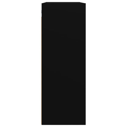 Vegghylle Svart 69,5x32,5x90 cm
