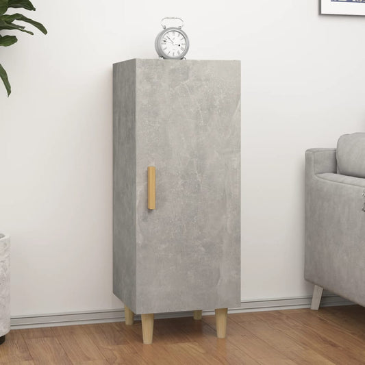 Skjenk betonggrå 34,5x34x90 cm konstruert tre
