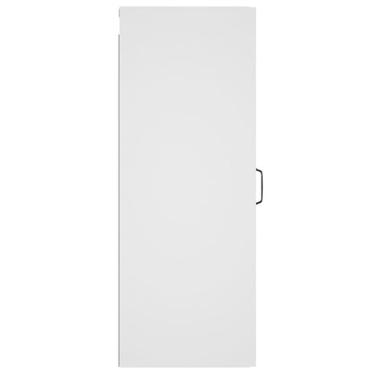 Veggskap Hvit 34,5x34x90 cm