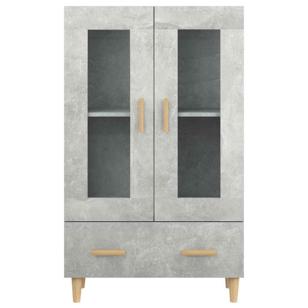 Skap Betonggrå 70x31x115 cm