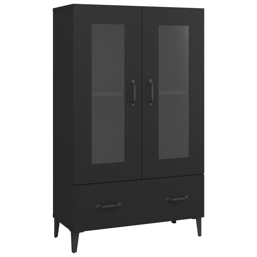 Skap Svart 70x31x115 cm
