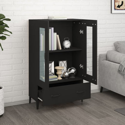 Skap Svart 70x31x115 cm