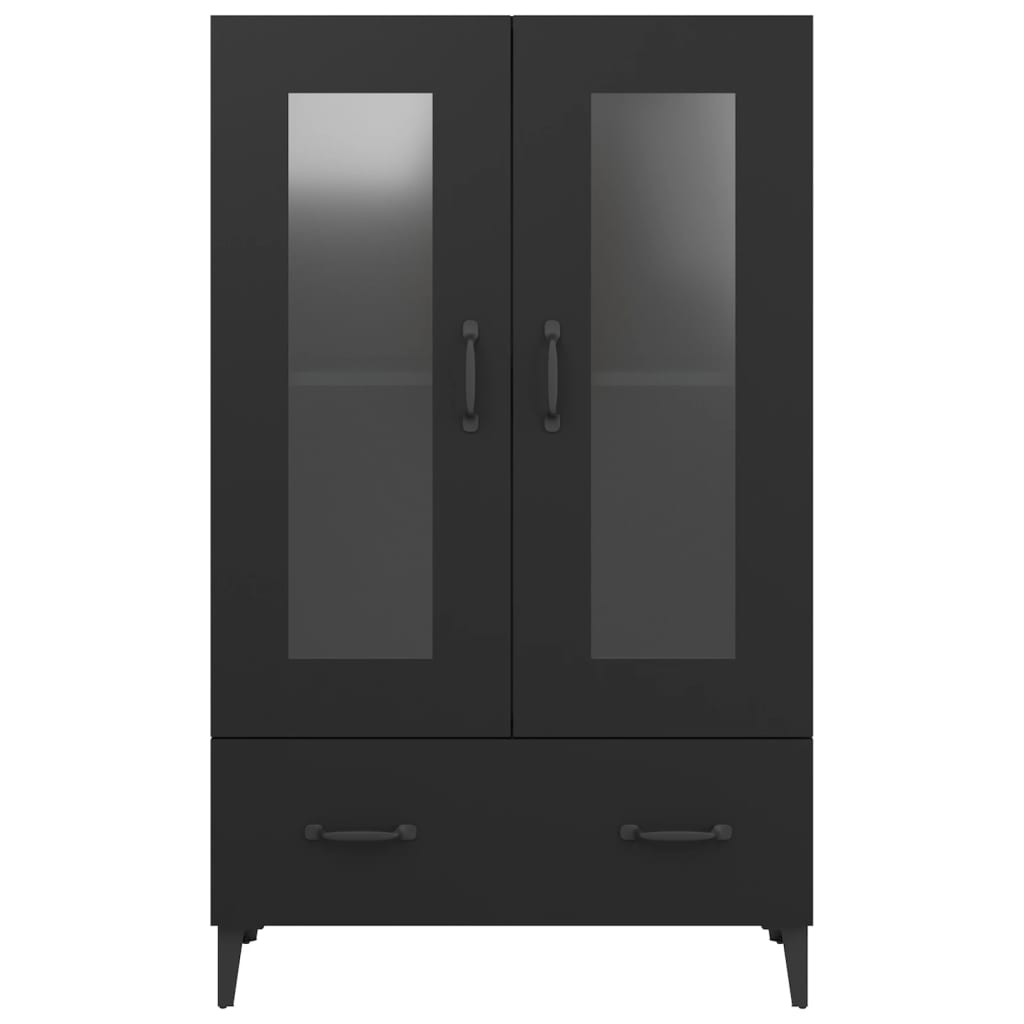 Skap Svart 70x31x115 cm