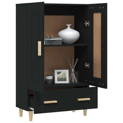 Skap Svart 70x31x115 cm