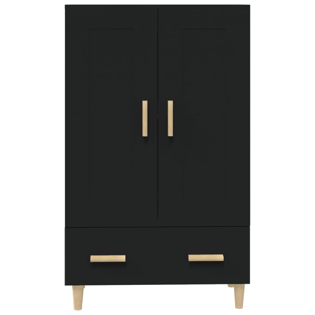 Skap Svart 70x31x115 cm