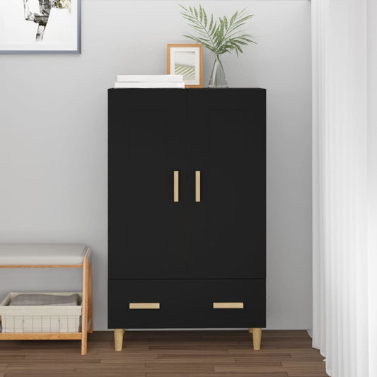 Skap Svart 70x31x115 cm