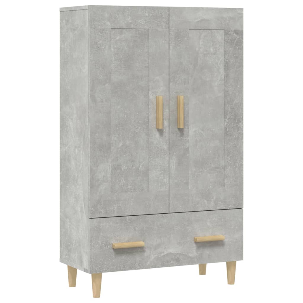 Skap Betonggrå 70x31x115 cm