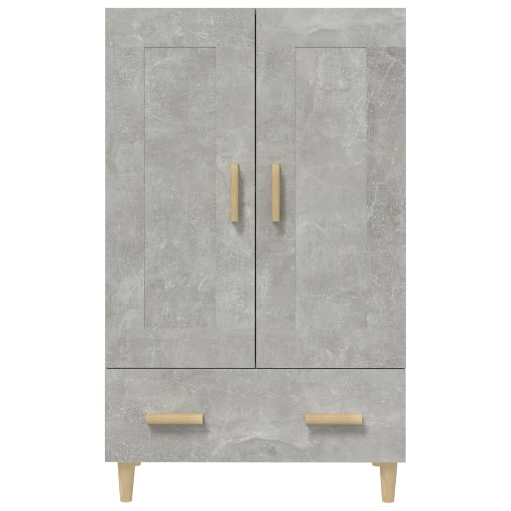 Skap Betonggrå 70x31x115 cm