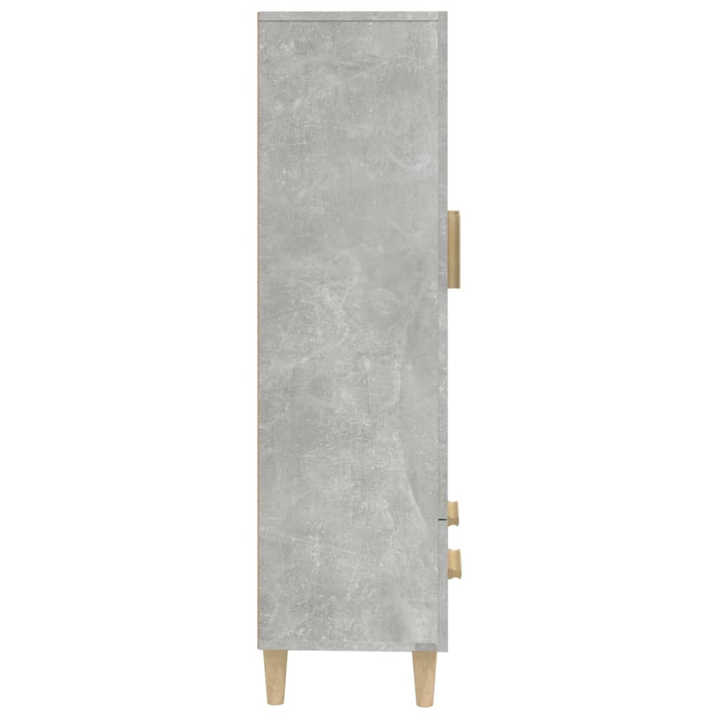 Skap Betonggrå 70x31x115 cm