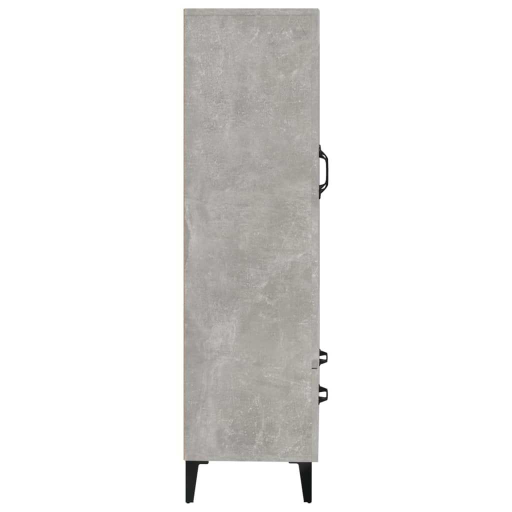 Skap Betonggrå 70x31x115 cm