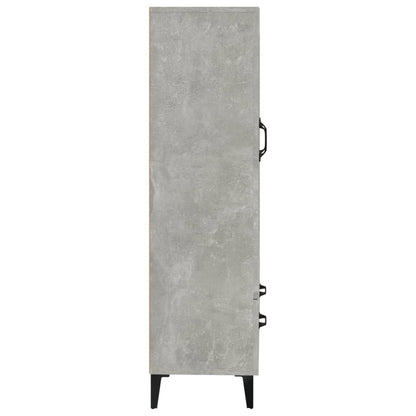 Skap Betonggrå 70x31x115 cm