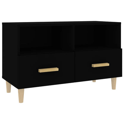 TV-Møbel Svart Tv-benk 80x36x50 cm