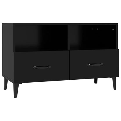 TV-Møbel Svart TV-benk 80x36x50 cm