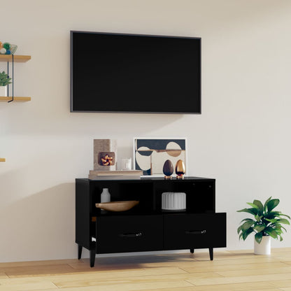 TV-Møbel Svart TV-benk 80x36x50 cm
