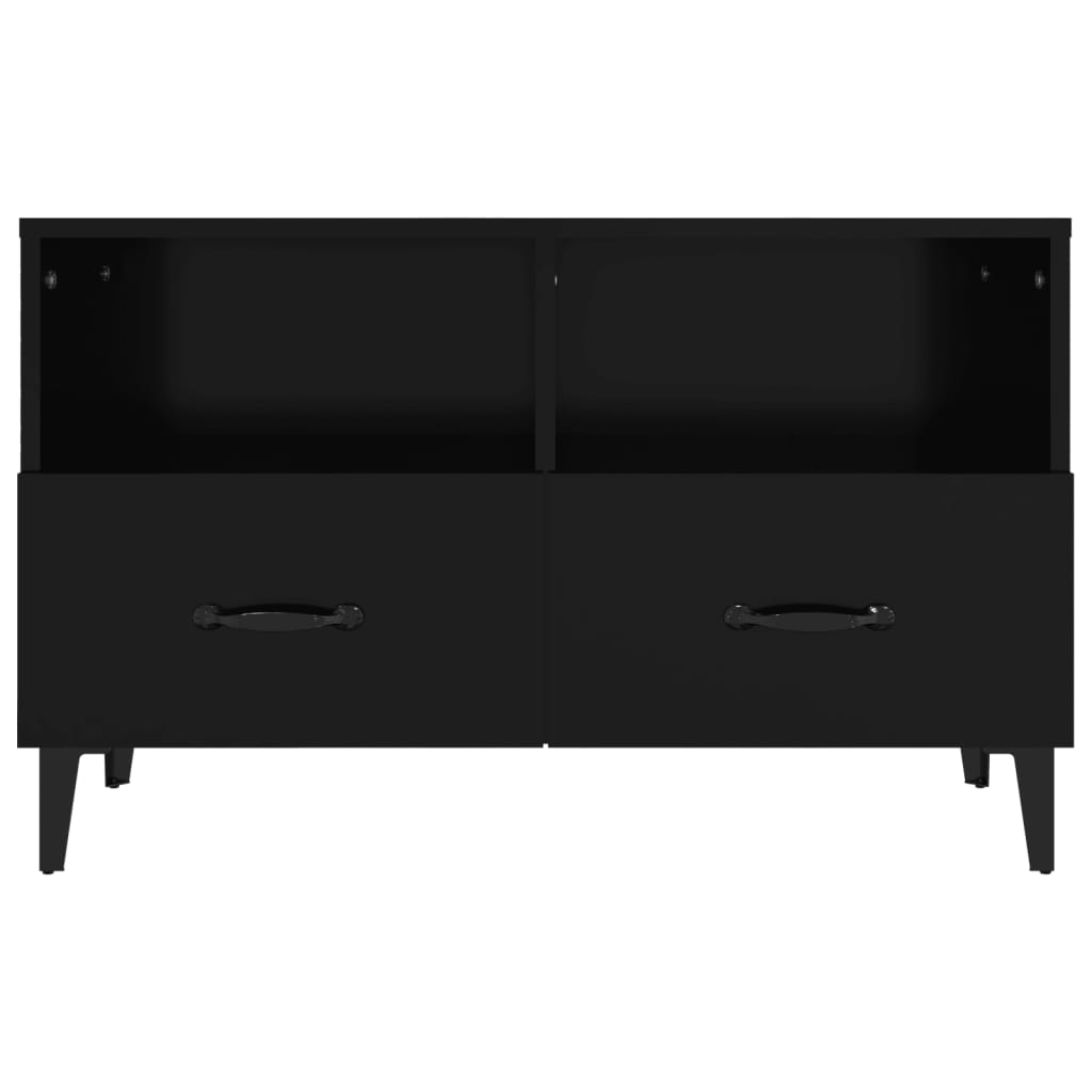 TV-Møbel Svart TV-benk 80x36x50 cm