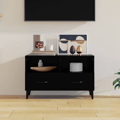 TV-Møbel Svart TV-benk 80x36x50 cm