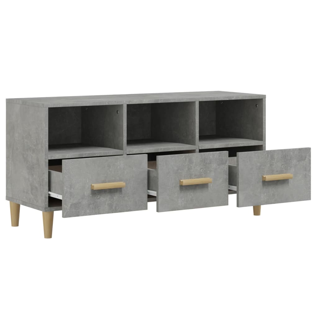 TV-Møbel Betonggrå TV-benk 120x35x48 cm