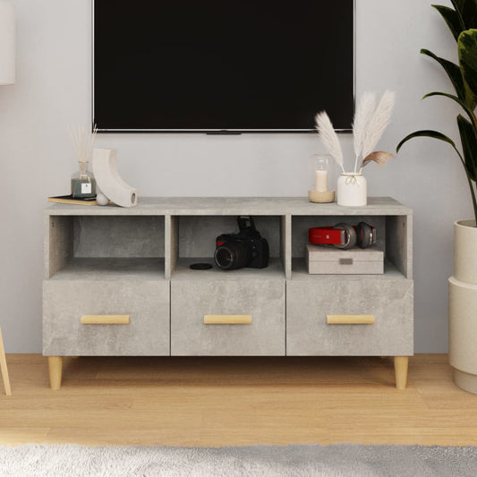 TV-Møbel Betonggrå TV-benk 120x35x48 cm