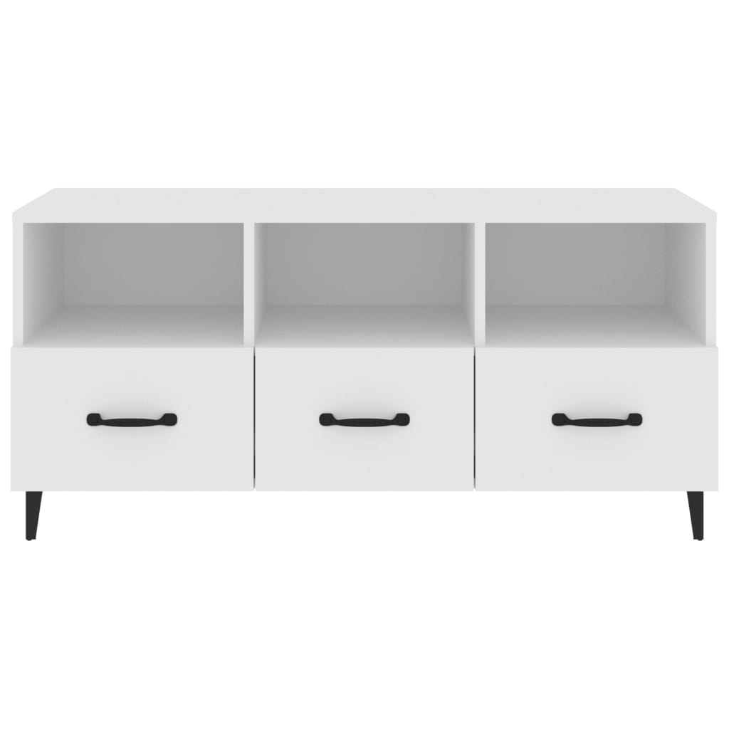 TV-Møbel Hvit TV-benk 102x35x50 cm