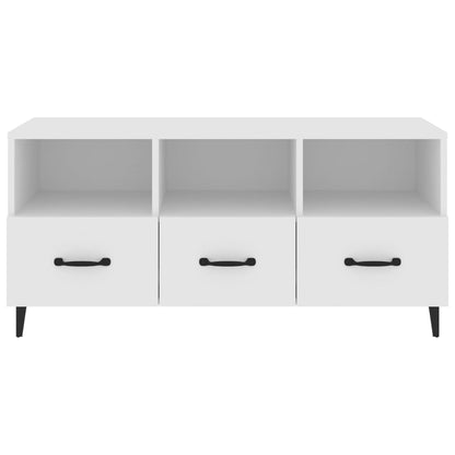 TV-Møbel Hvit TV-benk 102x35x50 cm