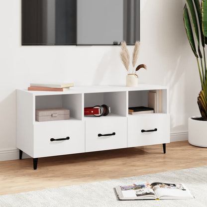 TV-Møbel Hvit TV-benk 102x35x50 cm