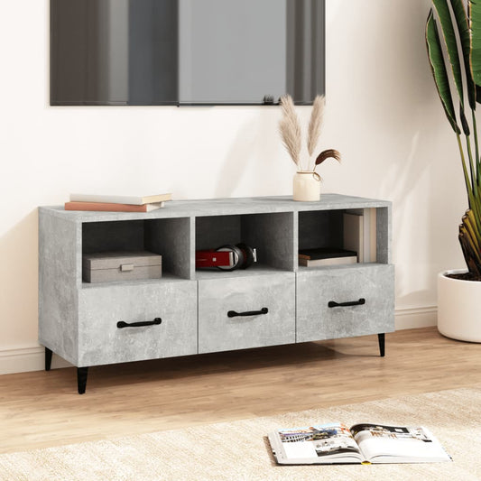 TV-Møbel Betonggrå TV-benk 102x35x50 cm
